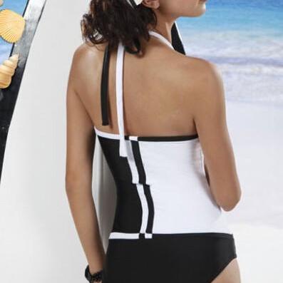 black with white stitching pants