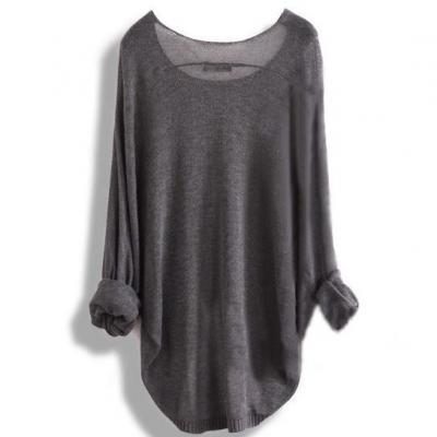 LONG-SLEEVE KNIT HOLLOW OUT SHIRT
