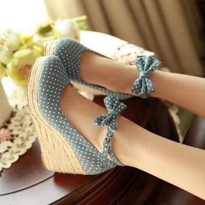 SPRING AND SUMMER WAVE POINT FASHION HIGH HEELS SS05242SH