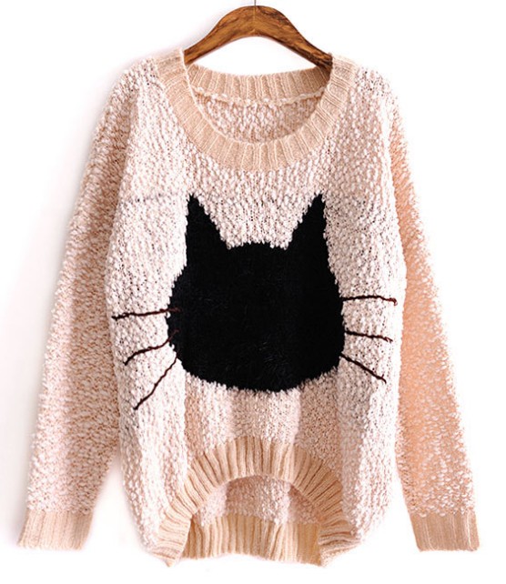 Cat Sweater Pullover Bcbeb on Luulla