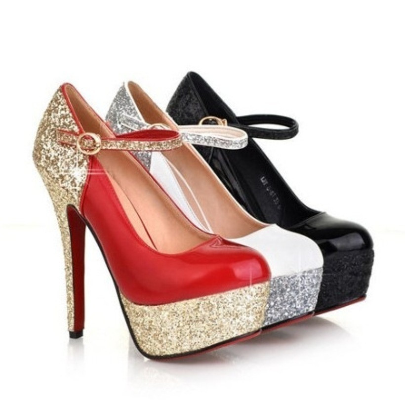 shiny heels