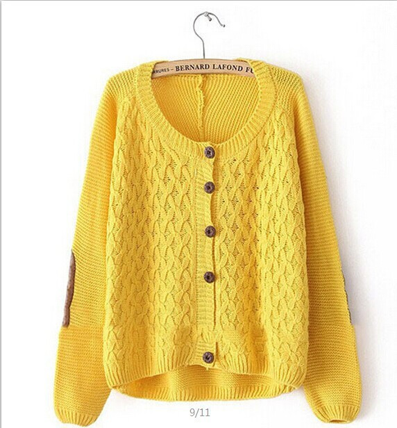 KNITTING PURE COLOR FASHION SWEATER BB1028CB on Luulla