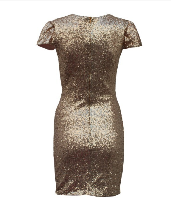 SEXY GOLD SEQUINS PARTY DRESS MY0090FY on Luulla