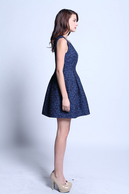 Highgrade Jacquard Nail Bead Vest Dress JW060301 on Luulla